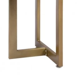 Slip Black Fabric Gold Legs Bench 18.5 in. H x 44.5 in. W x 15 in. D by Homy Casa -Homy Casa Shop grey homy casa bedroom benches hd slip bench frost black gold legs fa 1000