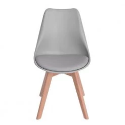 Frankfurt Grey Upholstered Side Chair ( Set of 4 ) by Homy Casa -Homy Casa Shop grey homy casa dining chairs frankfurt grey b 4f 1000