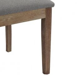 Nathania Grey Upholstered Side Dining Chairs (Set of 2) by Homy Casa -Homy Casa Shop grey homy casa dining chairs nathania grey 1d 1000