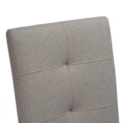 Nathania Grey Upholstered Side Dining Chairs (Set of 2) by Homy Casa -Homy Casa Shop grey homy casa dining chairs nathania grey 76 1000