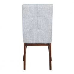 Upholstered Parsons Dining Chair Grey(Set of 2) by Homy Casa -Homy Casa Shop grey homy casa dining chairs rosanne 1f 1000