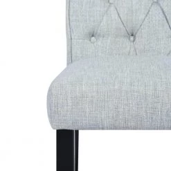 Wilona Light Grey Fabric Upholstered Solid Wood Parsons Dining Chair (Set of 2) by Homy Casa 13 Wilona Light Grey Fabric Upholstered Solid Wood Parsons Dining Chair (Set of 2) by Homy Casa -Homy Casa Shop grey homy casa dining chairs wilona gery a0 1000