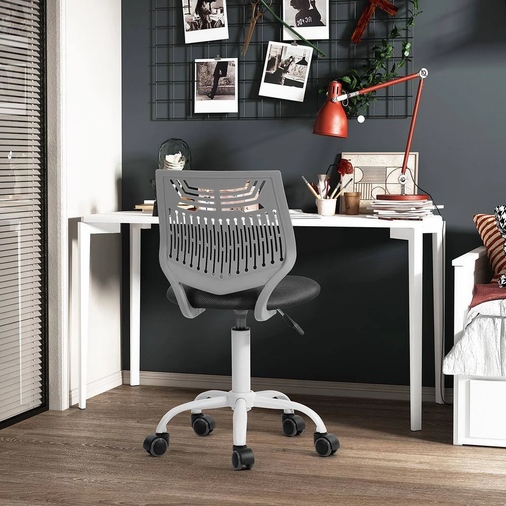 Favors Grey Mesh Task Chair by Homy Casa 13 Favors Grey Mesh Task Chair by Homy Casa - Image 11
