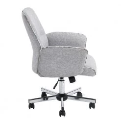 Thomasina 25.2 in. Grey Upholstered Task Chair by Homy Casa -Homy Casa Shop grey homy casa task chairs thomasina a 0568 4f 1000
