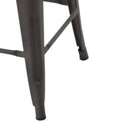 Zolnes 24 in. Gun Backless Metal Frame Counter Stool With Solid Wood Seat (Set of 4) by Homy Casa 17 Zolnes 24 in. Gun Backless Metal Frame Counter Stool With Solid Wood Seat (Set of 4) by Homy Casa -Homy Casa Shop gun homy casa bar stools zolnes 24 gun wood 4pcs 1d 1000