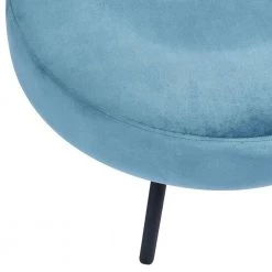 17 in. x 15 in. x 26 in. Nickil LIght Blue Bench Pillow by Homy Casa -Homy Casa Shop light blue homy casa ottomans nickeil light blue fa 1000