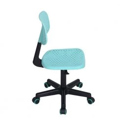 Task Chair Secretary Office Chair, TURQUOISE by Homy Casa -Homy Casa Shop light blue homy casa task chairs iwc turquoise 4f 1000