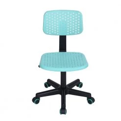 Task Chair Secretary Office Chair, TURQUOISE by Homy Casa -Homy Casa Shop light blue homy casa task chairs iwc turquoise c3 1000