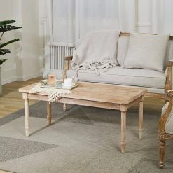 Stiles 43.3 in. Rectangle Natural Wood Coffee Table by Homy Casa 15 Stiles 43.3 in. Rectangle Natural Wood Coffee Table by Homy Casa -Homy Casa Shop natural wood homy casa coffee tables stiles c3 1000