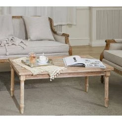 Stiles 43.3 in. Rectangle Natural Wood Coffee Table by Homy Casa 13 Stiles 43.3 in. Rectangle Natural Wood Coffee Table by Homy Casa -Homy Casa Shop natural wood homy casa coffee tables stiles e1 1000