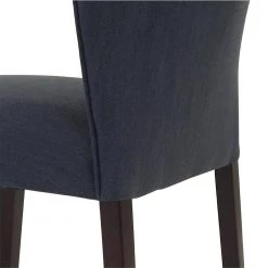 Cambodia Navy Upholstered Solid Wood Dining Chair(Set of 2) by Homy Casa -Homy Casa Shop navy homy casa dining chairs cambodia midnight 76 1000