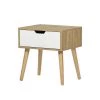Gessey Oak Color Side Table End Table With Drawer by Homy Casa 2 Gessey Oak Color Side Table End Table With Drawer by Homy Casa -Homy Casa Shop oak homy casa end side tables gessey 64 1000