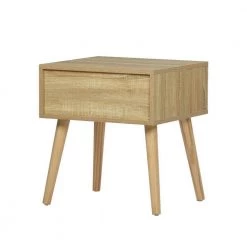 Gessey Oak Color Side Table End Table With Drawer by Homy Casa -Homy Casa Shop oak homy casa end side tables gessey 66 1000