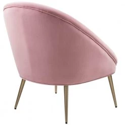 Contento Pink Upholstery Accent Arm Chair by Homy Casa -Homy Casa Shop pink homy casa accent chairs hd contento pink 1f 1000