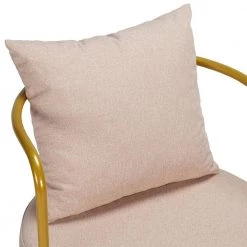 KANTER Pink with Ottoman Arm Chair by Homy Casa -Homy Casa Shop pink homy casa accent chairs kanter blush c3 1000