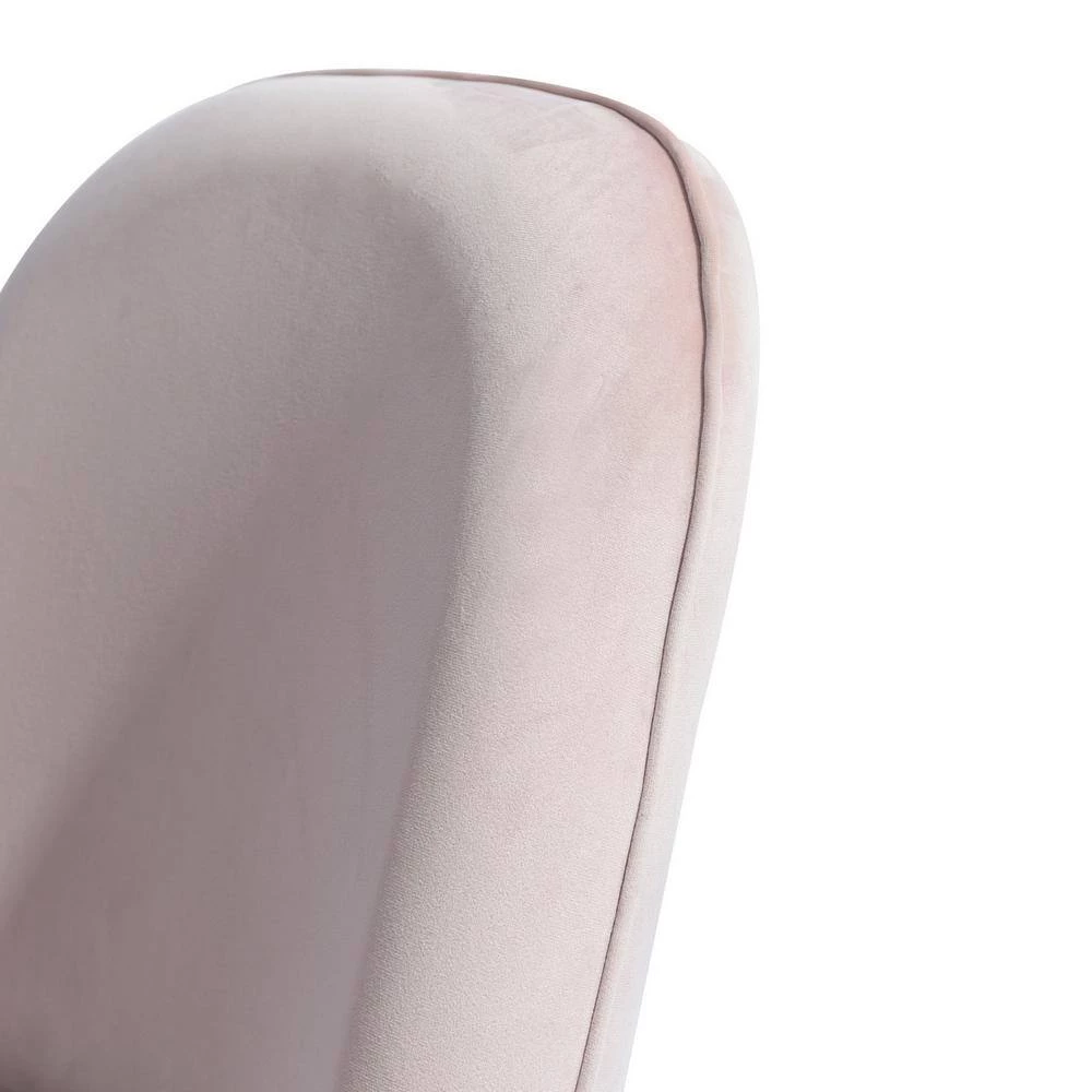 Pink Upholstered Leisure Chair (Set of 2) by Homy Casa 10 Pink Upholstered Leisure Chair (Set of 2) by Homy Casa - Image 8