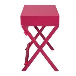 Mavis 44.1 in. Raspberry Pink Rectangular Wood Board Desk With 2-Drawers by Homy Casa 16 Mavis 44.1 in. Raspberry Pink Rectangular Wood Board Desk With 2-Drawers by Homy Casa -Homy Casa Shop pink homy casa console tables hd mavis raspberry pink 4f 1000