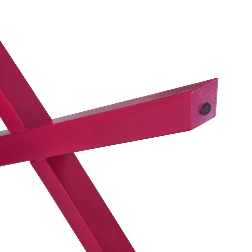 Mavis 44.1 in. Raspberry Pink Rectangular Wood Board Desk With 2-Drawers by Homy Casa 11 Mavis 44.1 in. Raspberry Pink Rectangular Wood Board Desk With 2-Drawers by Homy Casa - Image 9