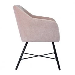 Rekik Pink Fabric Cushion Dining Chair (Set of 2) by Homy Casa -Homy Casa Shop pink homy casa dining chairs hd rekik pink 2pcs 4f 1000