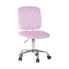 Pink Fabric Seat Swivel Office Chair by Homy Casa -Homy Casa Shop pink homy casa office stools hd deni lilac 64 1000