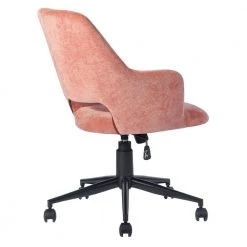 Office Chair Armchair Coral Secretary Adjustable Swivel Upholstered Computer Pink by Homy Casa -Homy Casa Shop pink homy casa task chairs boga coral 1f 1000