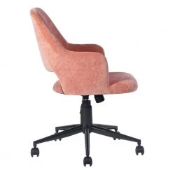 Office Chair Armchair Coral Secretary Adjustable Swivel Upholstered Computer Pink by Homy Casa -Homy Casa Shop pink homy casa task chairs boga coral 4f 1000