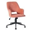 Office Chair Armchair Coral Secretary Adjustable Swivel Upholstered Computer Pink by Homy Casa -Homy Casa Shop pink homy casa task chairs boga coral 64 1000
