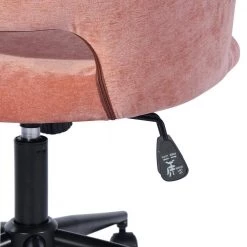 Office Chair Armchair Coral Secretary Adjustable Swivel Upholstered Computer Pink by Homy Casa -Homy Casa Shop pink homy casa task chairs boga coral fa 1000