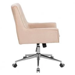 Pink Middle Office Chair Fabric by Homy Casa -Homy Casa Shop pink homy casa task chairs redan pink 4f 1000