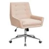 Pink Middle Office Chair Fabric by Homy Casa -Homy Casa Shop pink homy casa task chairs redan pink 64 1000