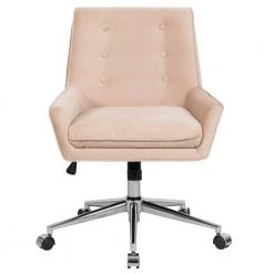 Pink Middle Office Chair Fabric by Homy Casa -Homy Casa Shop pink homy casa task chairs redan pink c3 1000
