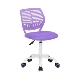 Carnation Purple Upholstery Task Chair With Adjustable Height by Homy Casa -Homy Casa Shop purple homy casa task chairs hd carnation purple c3 1000