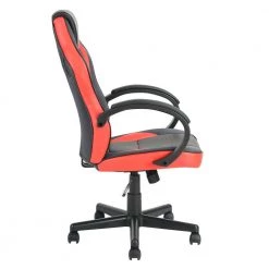 HD-Tunney Red PU Seat Office Computer Gaming Chair Height Adjustment Swivel by Homy Casa -Homy Casa Shop red homy casa gaming chairs hd tunney red lmkz 4f 1000