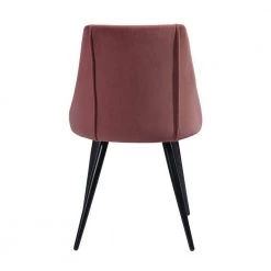 Smeg Pink Upholstered Dining Chair (Set of 2) by Homy Casa -Homy Casa Shop rose velvet homy casa dining chairs smeg tiaanium 32mm rose a 1f 1000