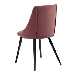 Smeg Pink Upholstered Dining Chair (Set of 2) by Homy Casa -Homy Casa Shop rose velvet homy casa dining chairs smeg tiaanium 32mm rose a 44 1000
