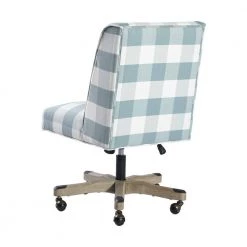Bormuth Sky Blue Upholstered Office Chair by Homy Casa -Homy Casa Shop sky blue homy casa task chairs bormuth 2502 1f 1000