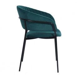 Stolz Green Velvet Upholstered Dining Chair (Set of 2) by Homy Casa 14 Stolz Green Velvet Upholstered Dining Chair (Set of 2) by Homy Casa -Homy Casa Shop teal green homy casa dining chairs hd stolz teal green black leg 4f 1000