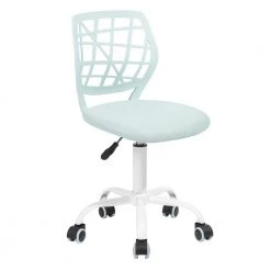 Carnation Mint Upholstery Task Chair by Homy Casa