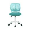 Carnation Turquoise Mesh Upholstery Task Chair with Adjustable Height by Homy Casa -Homy Casa Shop turquoise homy casa task chairs carnation turquoise 64 1000