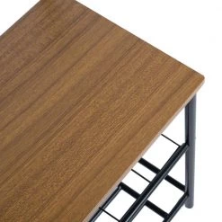 Ady 70 in. H * 26 in. W * 12.6 in. D Walnut Armorie by Homy Casa -Homy Casa Shop walnut homy casa armoires wardrobes ady walnut 76 1000