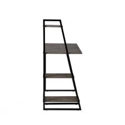 POUCHU 41 in. Rectangular Walnut Wood Computer Desk with Shelves by Homy Casa 16 POUCHU 41 in. Rectangular Walnut Wood Computer Desk with Shelves by Homy Casa -Homy Casa Shop walnut homy casa computer desks hd pouchu 246t a 4f 1000