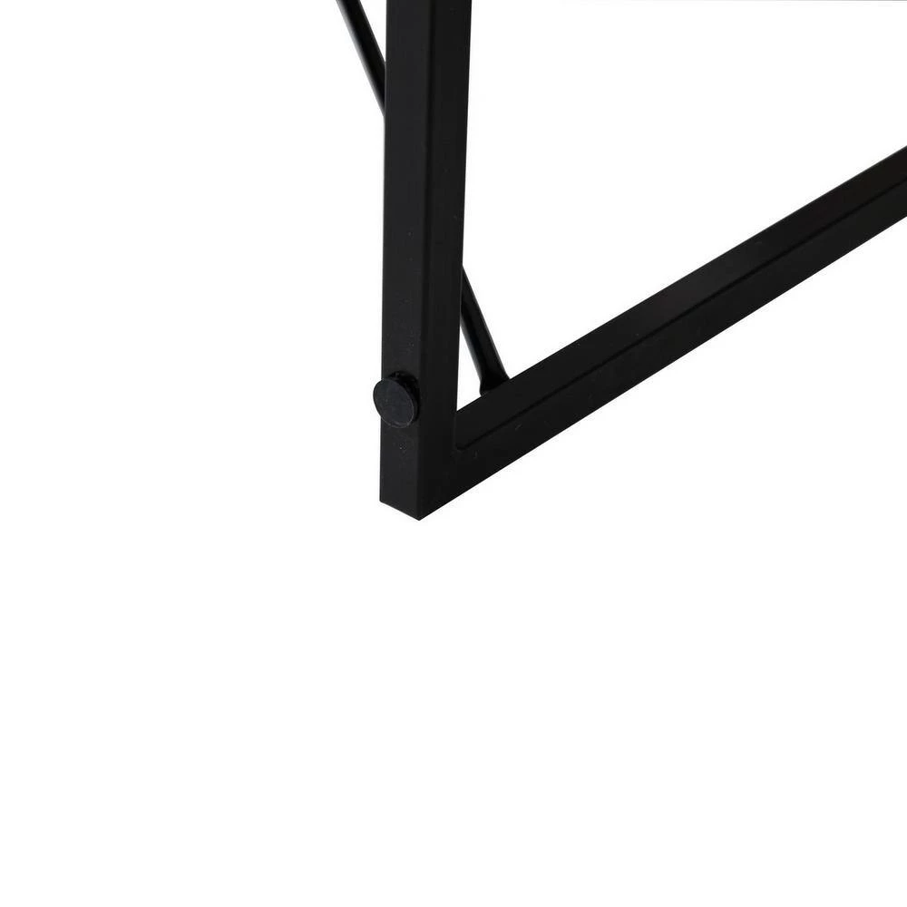 POUCHU 41 in. Rectangular Walnut Wood Computer Desk with Shelves by Homy Casa 11 POUCHU 41 in. Rectangular Walnut Wood Computer Desk with Shelves by Homy Casa - Image 9