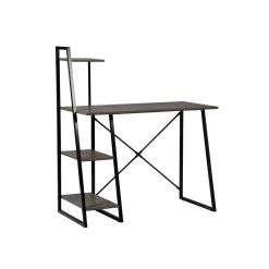 POUCHU 41 in. Rectangular Walnut Wood Computer Desk with Shelves by Homy Casa 15 POUCHU 41 in. Rectangular Walnut Wood Computer Desk with Shelves by Homy Casa -Homy Casa Shop walnut homy casa computer desks hd pouchu 246t a c3 1000