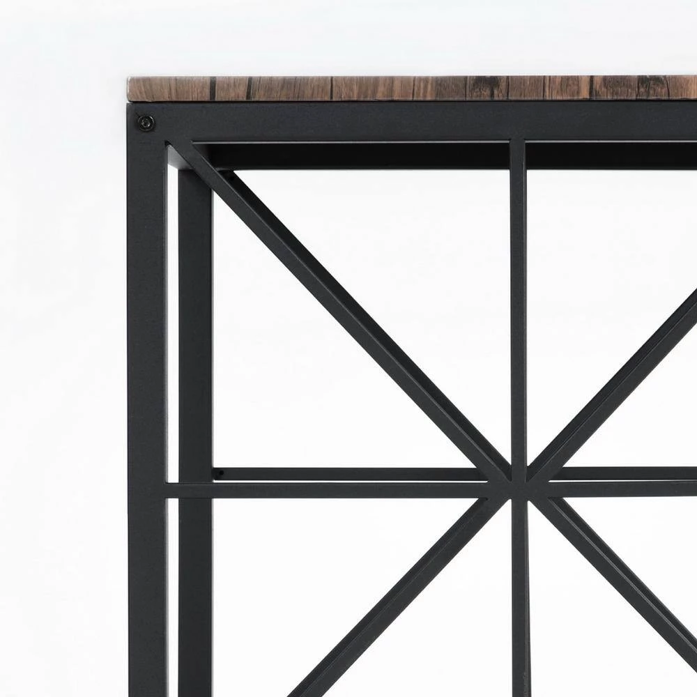 Walnut Shape Wooden End Table by Homy Casa 7 Walnut Shape Wooden End Table by Homy Casa - Image 5