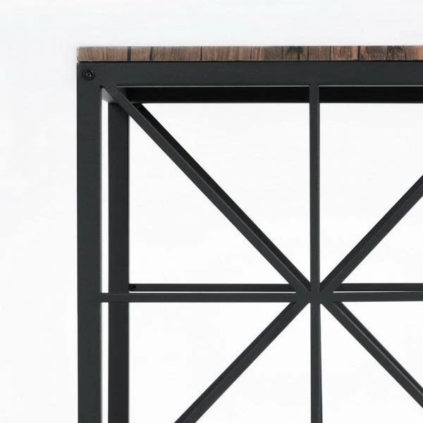 Walnut Shape Wooden End Table by Homy Casa 9 Walnut Shape Wooden End Table by Homy Casa - Image 7