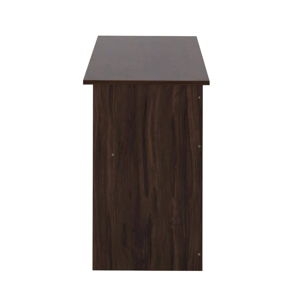 Waston 35.4 in. Rectangular Walnut Wood 2-Drawer Writing Desk by Homy Casa 12 Waston 35.4 in. Rectangular Walnut Wood 2-Drawer Writing Desk by Homy Casa - Image 10