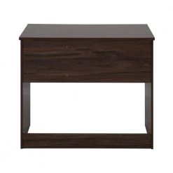 Waston 35.4 in. Rectangular Walnut Wood 2-Drawer Writing Desk by Homy Casa 21 Waston 35.4 in. Rectangular Walnut Wood 2-Drawer Writing Desk by Homy Casa -Homy Casa Shop walnut homy casa writing desks hd waston walnut 66 1000