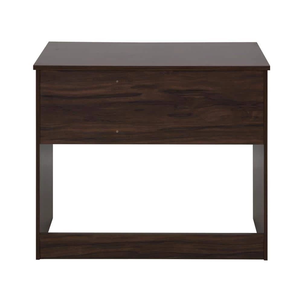 Waston 35.4 in. Rectangular Walnut Wood 2-Drawer Writing Desk by Homy Casa 8 Waston 35.4 in. Rectangular Walnut Wood 2-Drawer Writing Desk by Homy Casa - Image 6