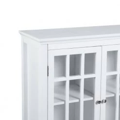 Taneka White Wood Accent Cabinet by Homy Casa -Homy Casa Shop white homy casa accent cabinets hd taneka white 76 1000