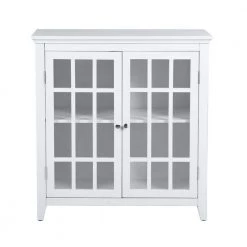 Taneka White Wood Accent Cabinet by Homy Casa -Homy Casa Shop white homy casa accent cabinets hd taneka white c3 1000